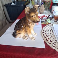 Vintage Ceramic German Shepherd