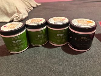 Behr Paint Color Sample Jars – Set of 4