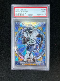 2023 Panini Mosaic - Stained Glass Derrick Henry #SG-11 PSA 9