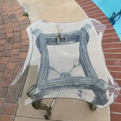 Beautiful Vintage Rustic Antique Coffee Table And Side Table