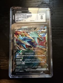 2024 Pokemon JP Roaring Moon ex 101/187 Double Rare - Holo / RR CGC 8 (NM/Mint)