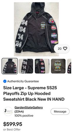 USED SUPREME JACKET large