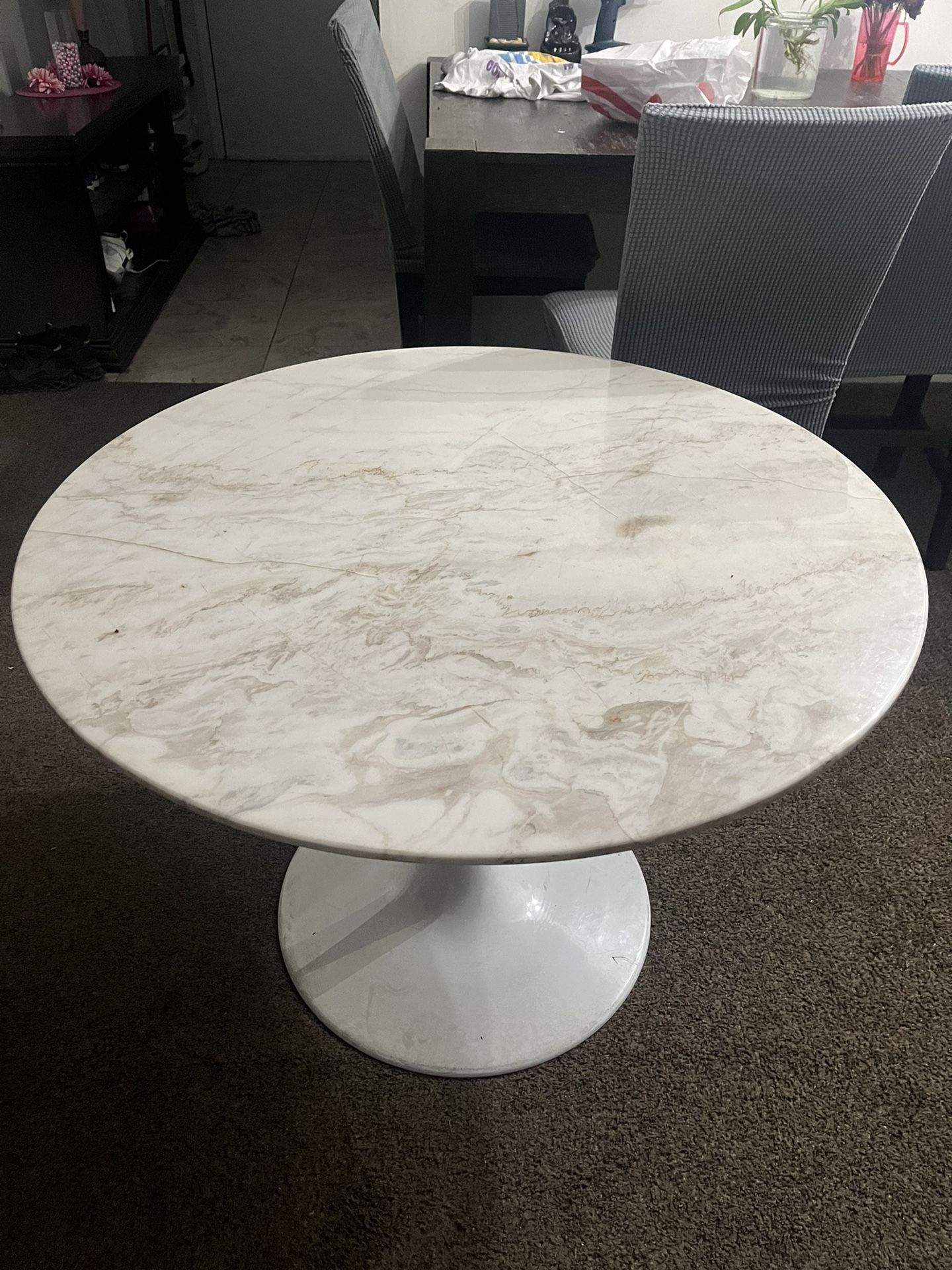 Real Marble Dining Table