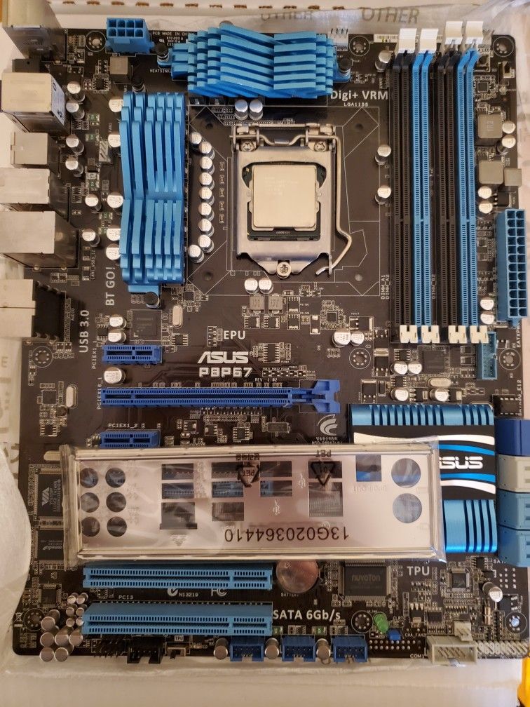 Intel I7 2600k Cpu Board And Ram Combo