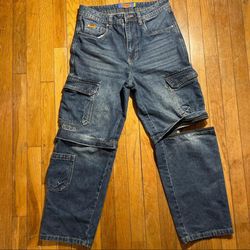 Empyre Zip off Denim cargos size 28