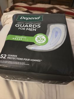 Depend  for men 2 packs