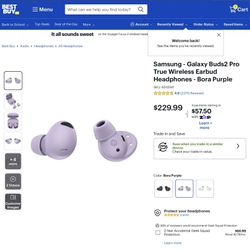 Samsung galaxy Buds2 Pro-Bora Purple