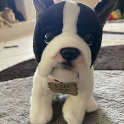 FAO schwartz stuffed animal French bulldog