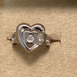 Steel By Design Stainless Steel Heart Buckle Ring Size 5