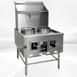 NSF S13+13 36 ins chinese wok range with waterfall TC-W2L0S NG