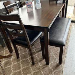 6 Piece Dining Table Set 