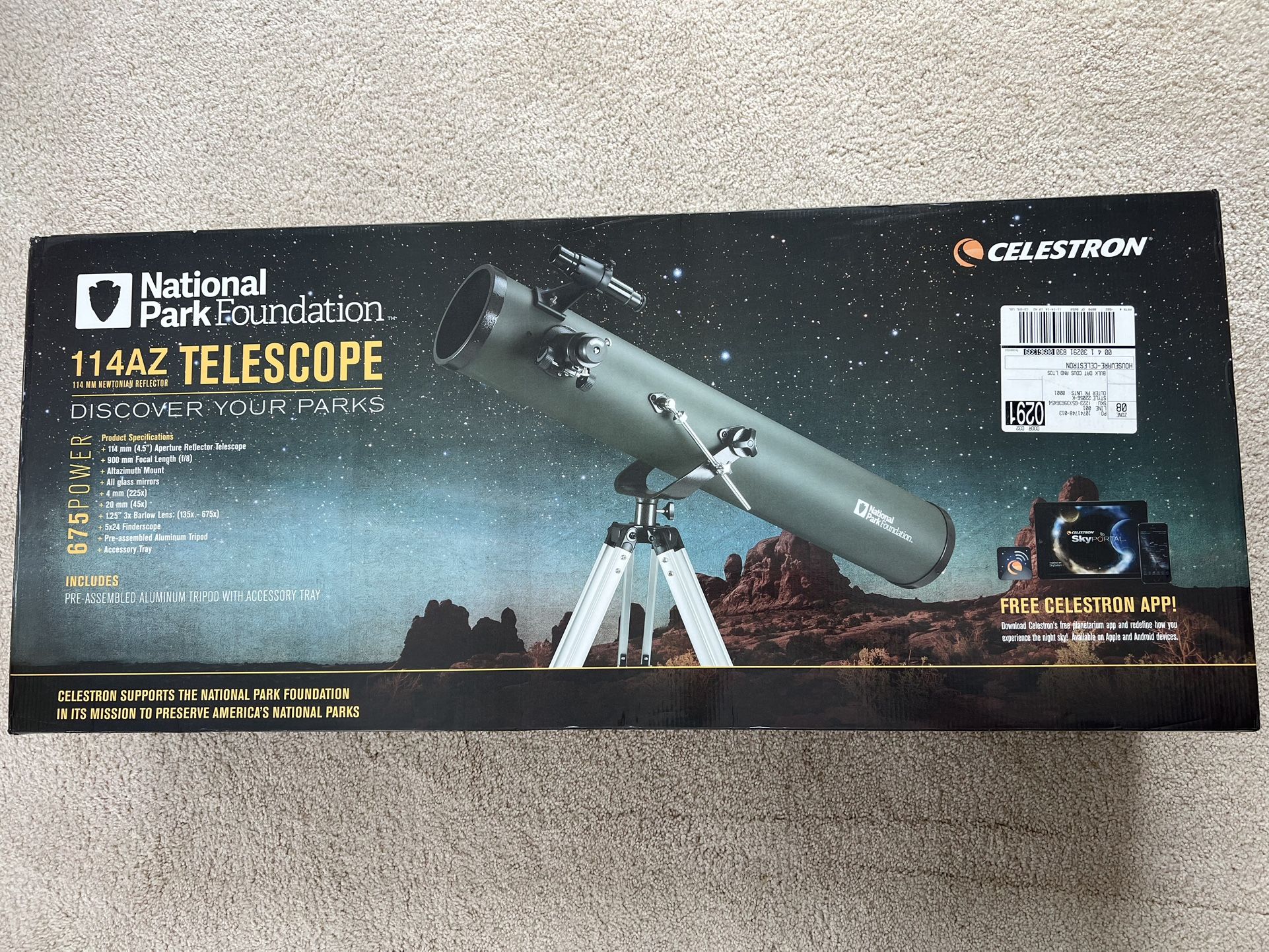 Celestron Power Seeker 114AZ Telescope - LN