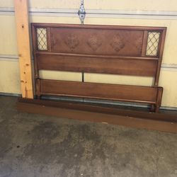 Full Size Bed Mid Century 
