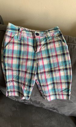 Plaid shorts 8 slim