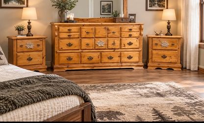 Dresser and two nightstands