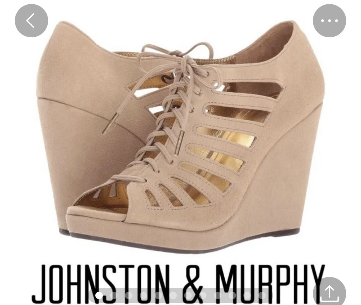 Johnston & Murphy Wedge Heel