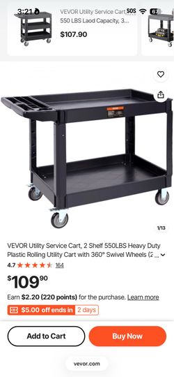 VEVOR Utility Service Cart