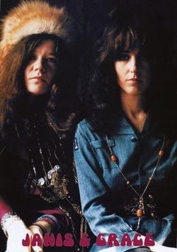 JANIS JOPLIN AND GRACE SLICK PICTURE