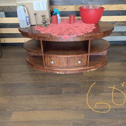 Coffee Table Oval  Wood 