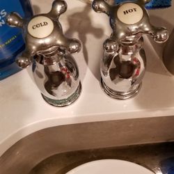Vintage Hot and Cold Handles