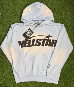 Hellstar Logo Hoodie Baby Blue
