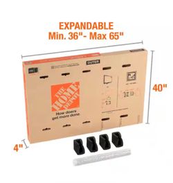 Home Depot Expandable Large TV Moving Box