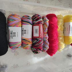 Yarn destash. Tote Not Included.