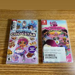 2 Brand New And Sealed Nintendo Switch Video Games For Girls 