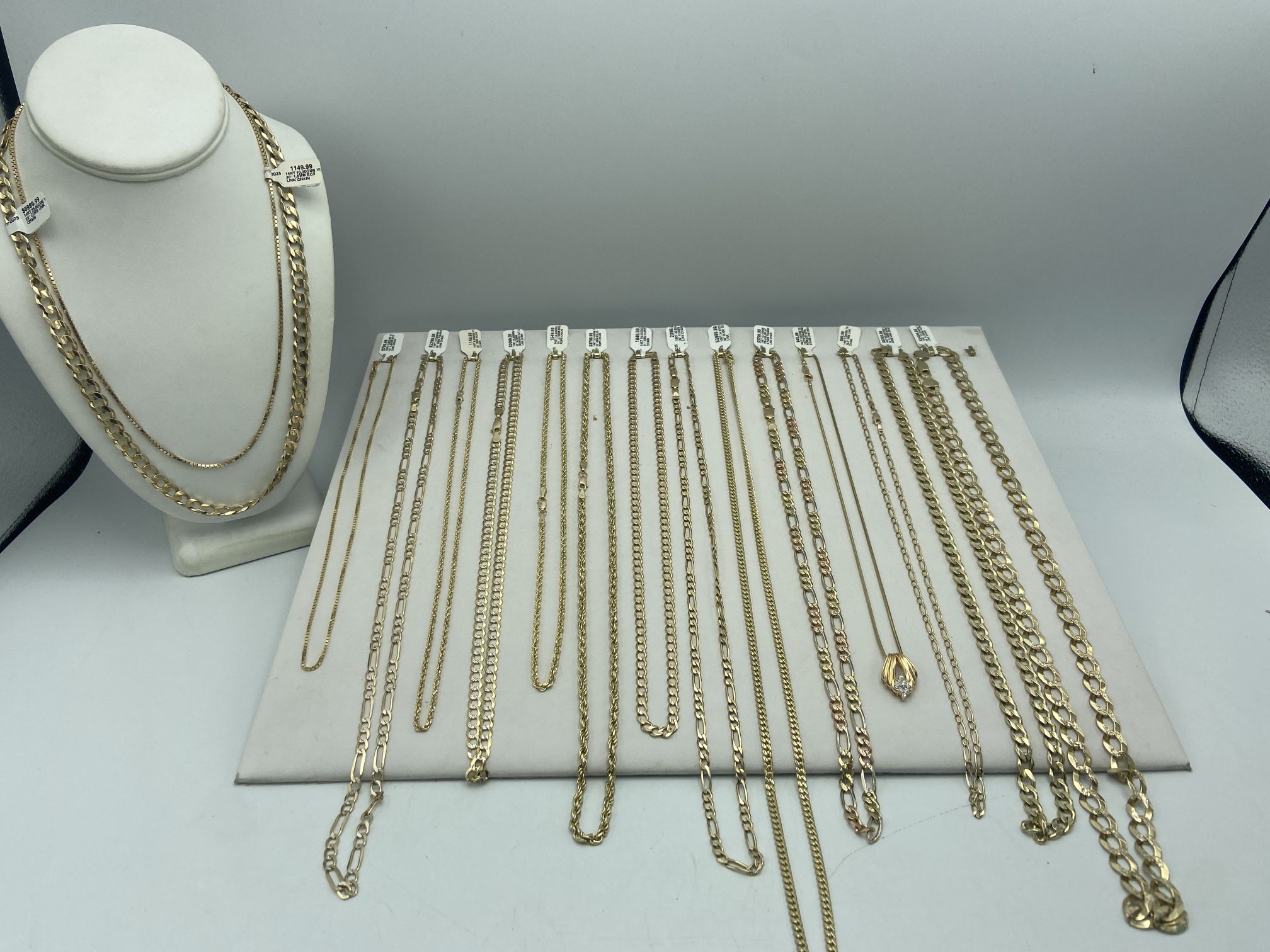 Assorted Gold Chains