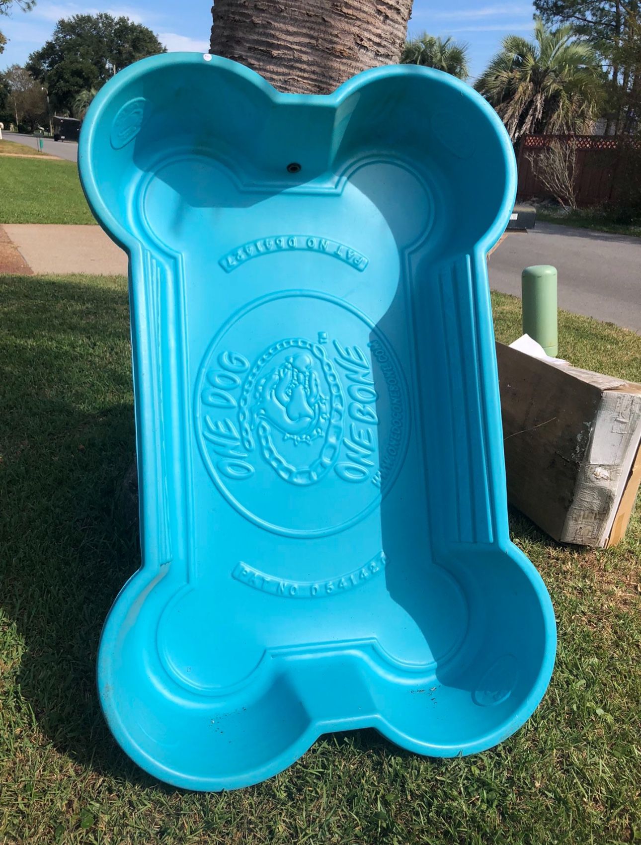 Plastic Dog Pool 1ft Deep 3 1/2 Ft Width 5ft Length