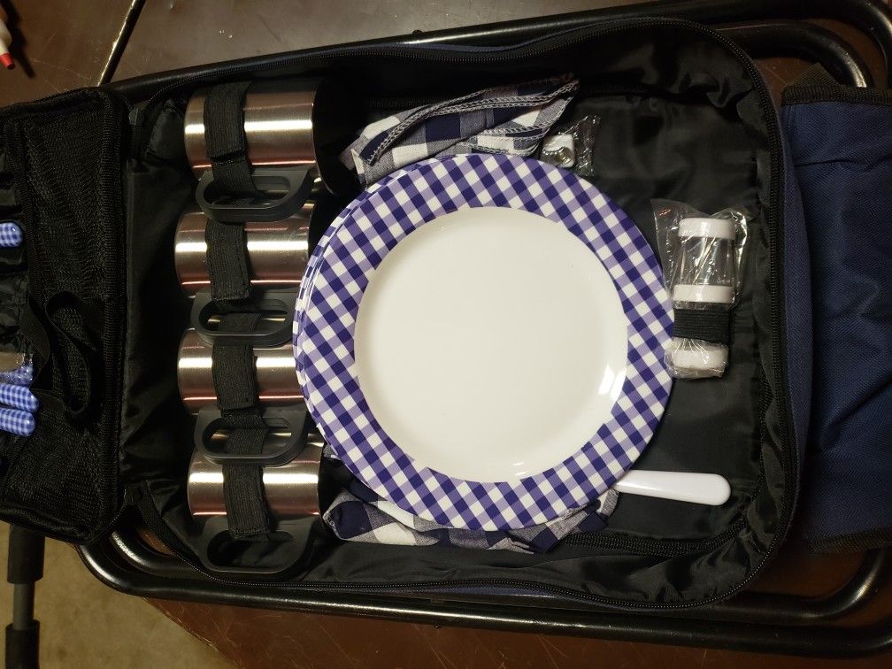 Picnic backpack chair