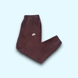 Nike sportswear club fleece tapered sweatpants brown men’s medium 
