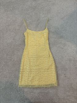 Yellow Oh Polly dress