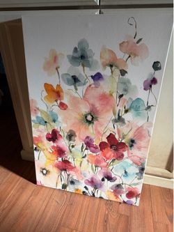 Canvas Print Floral 24”x36