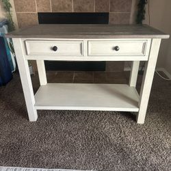 Ashley Bolanburg Farmhouse Sofa Table