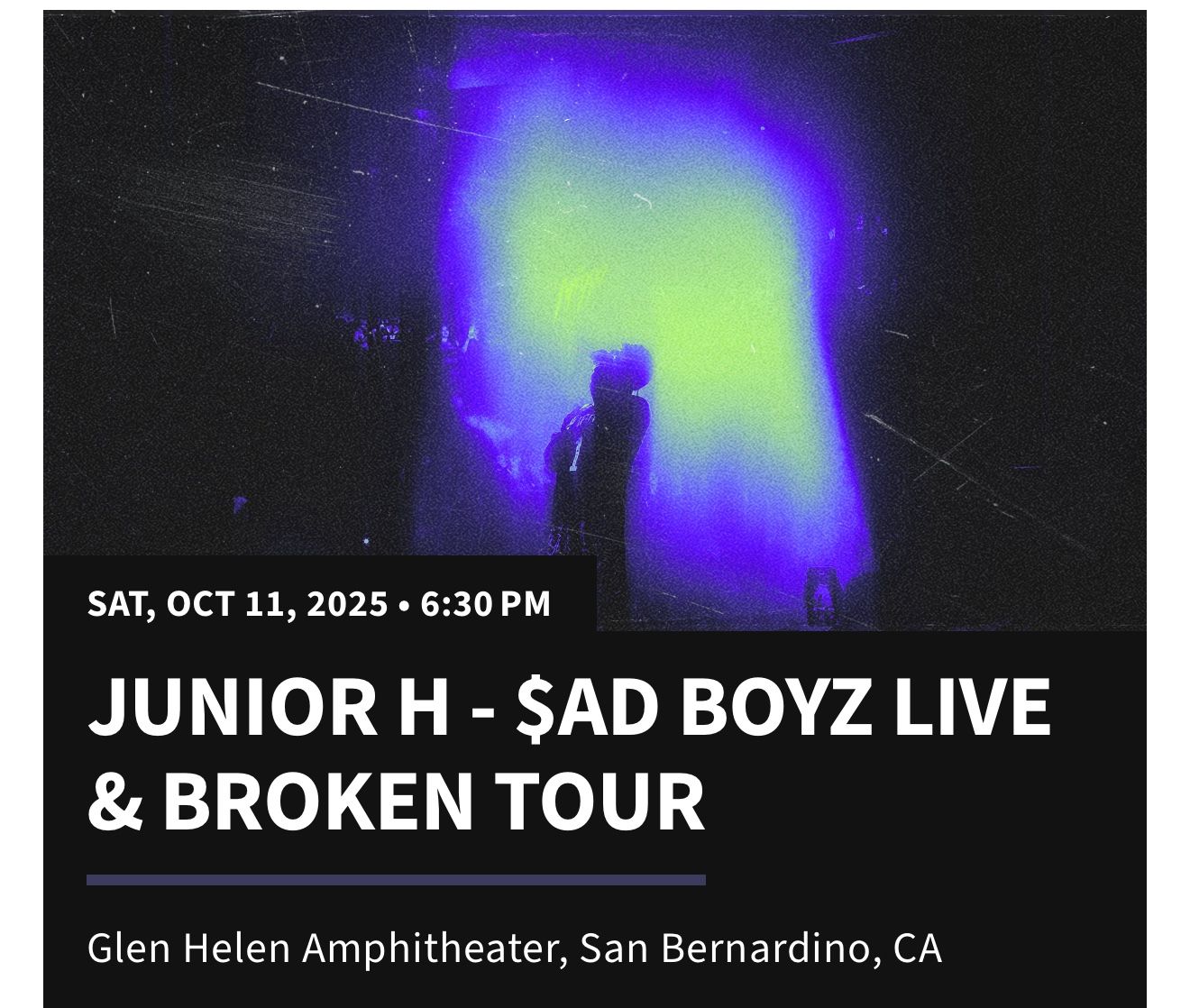 Junior H Tickets