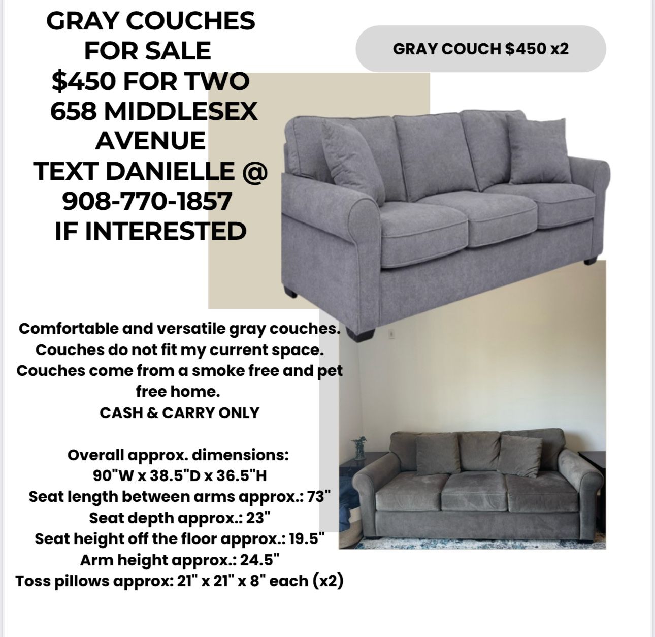 Gray Couches