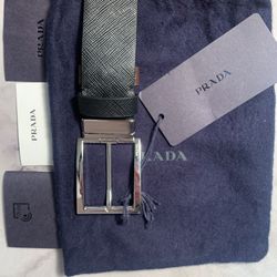 NEW PRADA REVERSIBLE  BELT SIZE 40/100 + RFID  CHIP