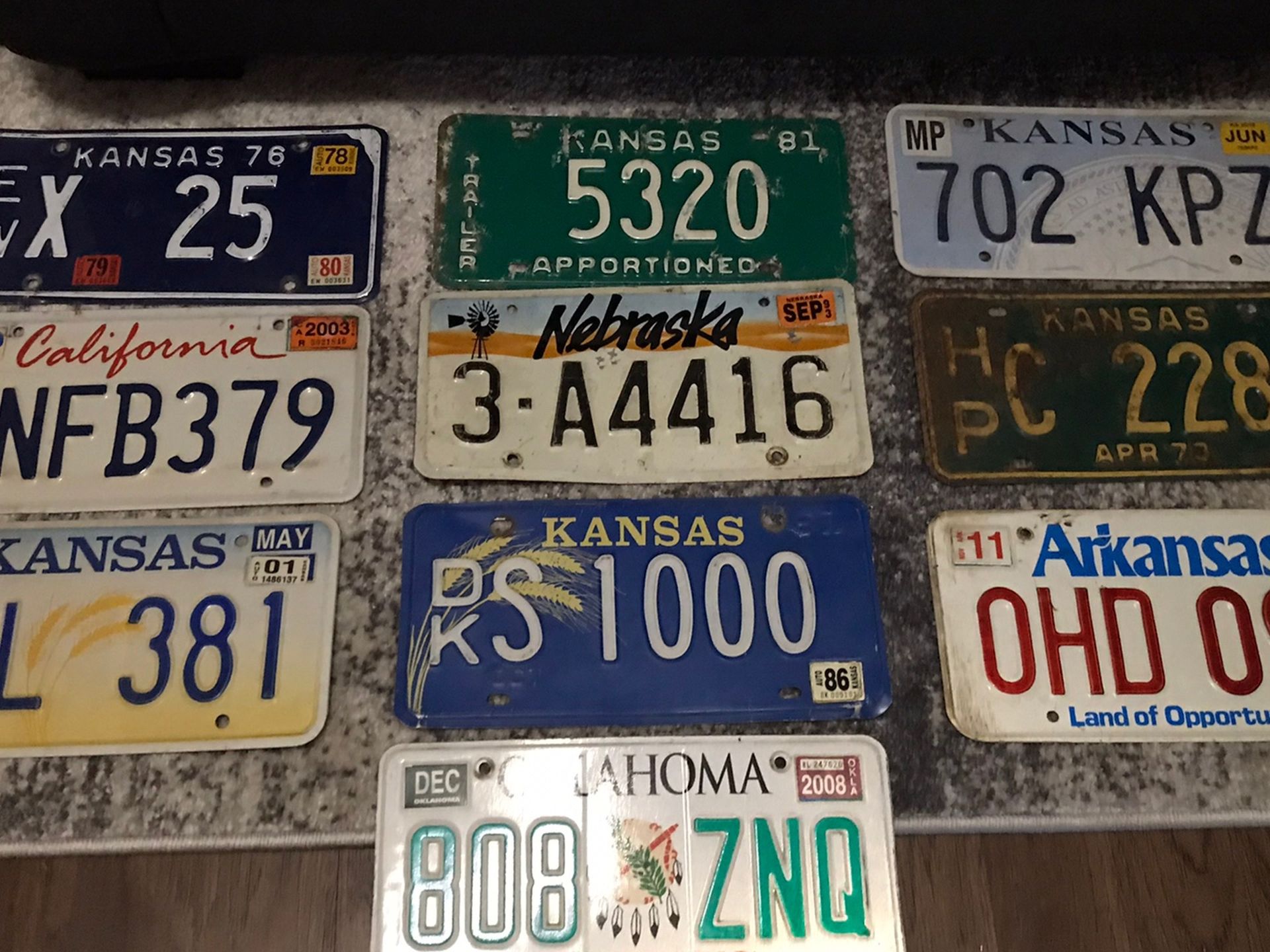 Antique Car Tags