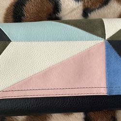 Fossil Logan RFID Zip Around Clutch Leather Wallet