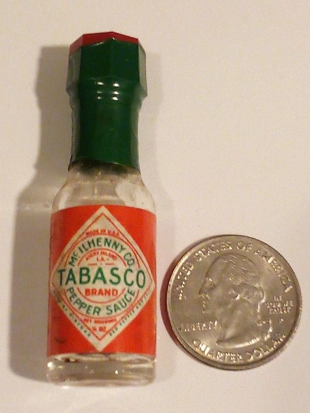 Vintage Mini Tobasco Sauce Bottle 