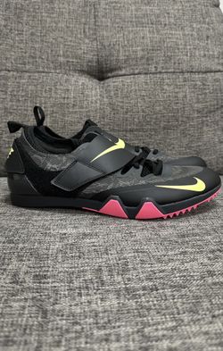 Nike Zoom PV Elite Pole Vault Mens Size 9 Black Spikes AA1204-004