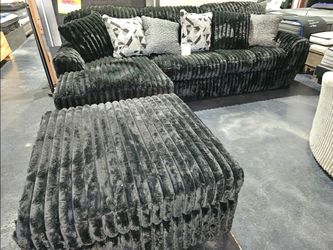 New 3pc midnight madness ottoman