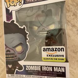 Funko Exclusive Marvel Zombie Iron Man What If Glow In The Dark 