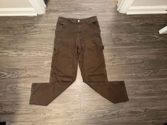 RSQ Straight Carpenter Pants Mens 28x30 Brown Double Knee Workwear Utility Work