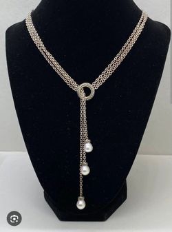Andrea Candela Silver and Pearl Necklace