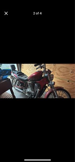 Red Cruiser Motorcycle