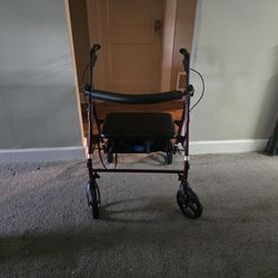 Lightweight Rollator Walker with Seat & Storage - $40 (OBO)