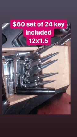 Spike lug nuts