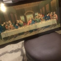 Handcrafted picture of last supper